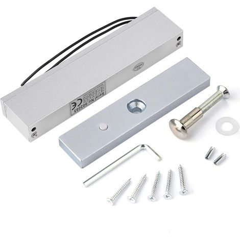 Serrure magnétique électrique Lyrlody, force de maintien 180 kg (1/5)