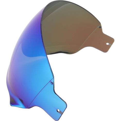 Motorradhelmvisier aus Polycarbonat mit UV- und Sonnenschutz, Ersatz für JO EX ZERO CJ 3 Revo Dark Tea Blue Helm (1/4)