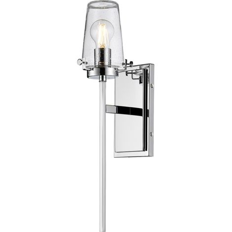 Elstead Alton 1 Licht Wandleuchte, Chrom, IP44, E27 (1/4)