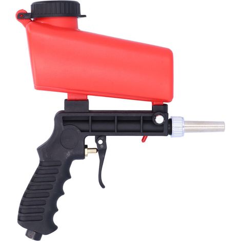 Kit de Pistolet à sabler portatif, Outil de sablage Polyvalent avec buse Japonaise, pour Nettoyer la Rouille, saleté, Peindre, prévention de la Corrosion, Pistolet À Peinture (1/5)