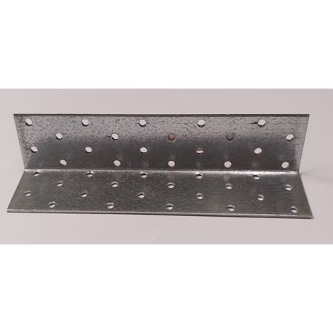 SQUADRETTA ANGOLARE DI GIUNZIONE 200x40x40x2MM - IN ACCIAIO ZINCATO