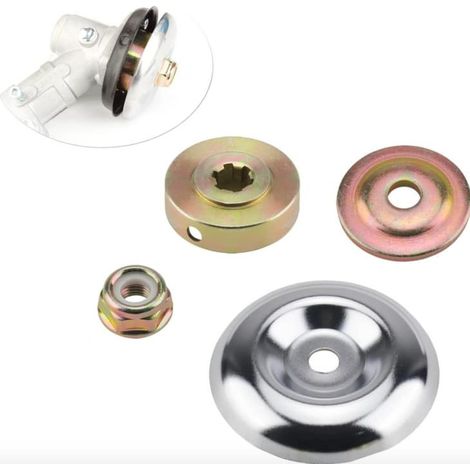 Kit 4pz ricambio accessori decespugliatore tagliaerba dado M10 testina campana giardinaggio 194xi (1/2)