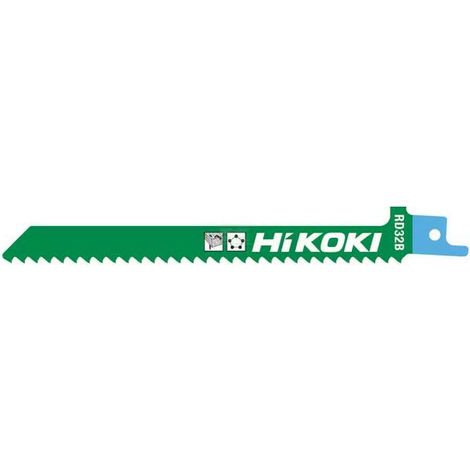 Lame per seghetto alternativo Hikoki RD32B S711DF da 150 mm, confezione da 5 pezzi.