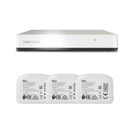 NICE YUBII ENERGY KIT Gateway + 3 BiDi-Switch - YUBIIENERGYKIT