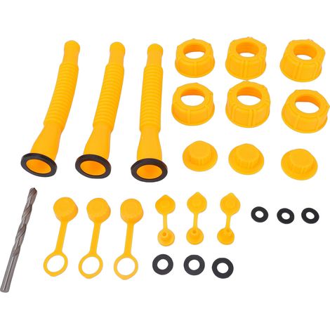 3er-Set Benzinkanister-Ausgießer, 20 cm lang, flexible Ausgießdüse für 1-, 2-, 5- und 10-Gallonen-Benzinkanister (1/5)
