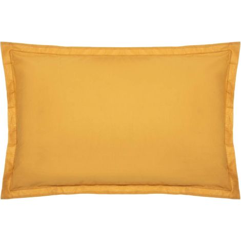 Fodera per cuscino cotone ocra 50x70cm