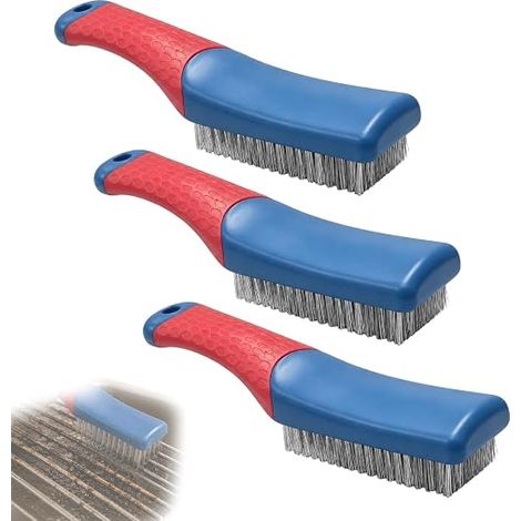 3 Pièces Brosses Métalliques Acier Inoxydable, Nettoyage Rouille Peinture Soudure (1/5)