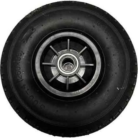 RUOTA PNEUMATICA PER CARRELLI CON DISCO IN PLASTICA CARDINALE 260x85 mm - portata 150 kg