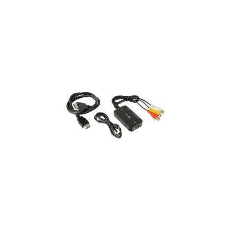 RCA vers HDMI Converter AV vers l'adaptateur HDMI 1080p Adaptateur de Signal de Conversion de câble PAL/NTSC pour N64 Snes PS1 PS1 PS2 PS2 PS3 PS3 Xbox VHS VCR VCR DVD DVD (1/5)