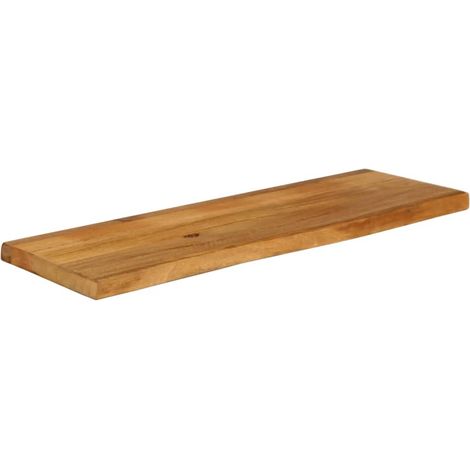 Maison Exclusive - Piano Tavolo Bordi Vivi 110x30x3,8cm in Legno Massello di Mango