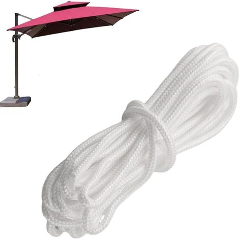 Bardusch - Cordon de Parasol en Nylon 3,45 M Résistant aux Intempéries pour Jardin et Terrasse Accessoire Multifonction pour Parasol Déporté Extérieur Solid (1/5)