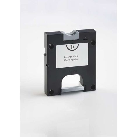 Serrure à monnaie Lockr Classic – Pour milieux secs – Système 4000 combinaisons – Cylindre en zamak nickelé 23mm – Ojmar (1/2)