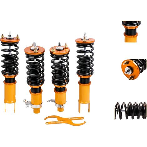 Kit de suspension à coilovers, matériau en acier, longueur de 62 cm, largeur de 50 cm, hauteur de 20 cm, poids de 25 kg (1/5)
