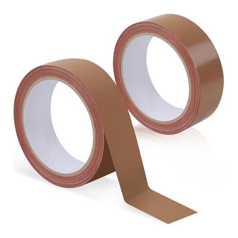 2 rotoli di nastro adesivo, 10 metri x 3 cm, nastro telato adesivo, ideale per riparazioni domestiche, progetti fai da te, riparazioni auto e attività all'aperto. (1/5)