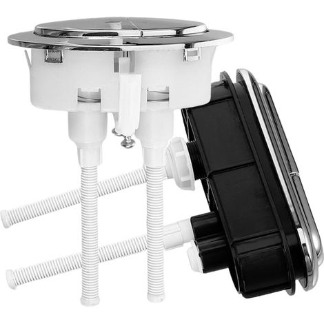 2pièces Bouton Poussoir de Toilette Chasse (1/5)