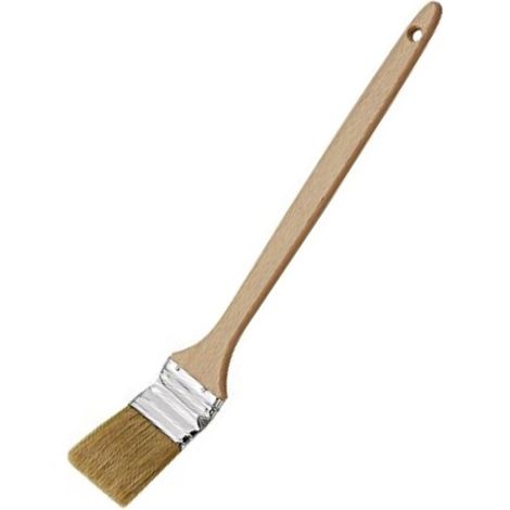Brosse à radiateur manche en bois poils 30 mm