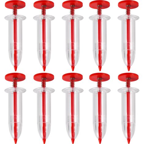 Mini distributeur de semis de graines, lot de 10 seringues, semis de précision de jardin, planteur d'engrais, semoir manuel, outil de jardinage (1/5)