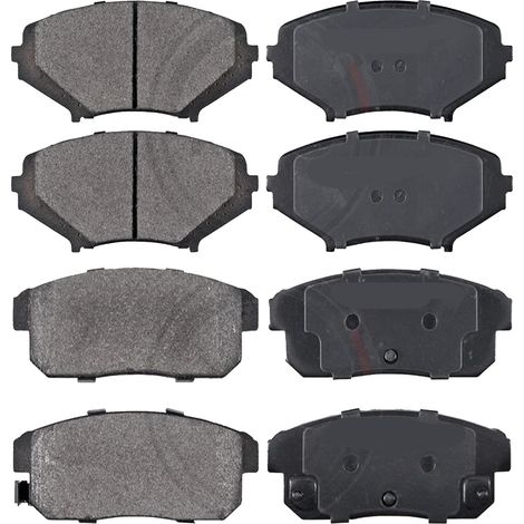 KIT PASTIGLIE FRENO ANTERIORI E POSTERIORI compatibile con MERCEDES-BENZ CLASSE A (W169) / PASTIGLIE FRENANTI AUTO OEM P 50 054,P 50 090 / SOSTITUZIONE DIRETTA / BASSA POLVERE / SILENZIOSO
