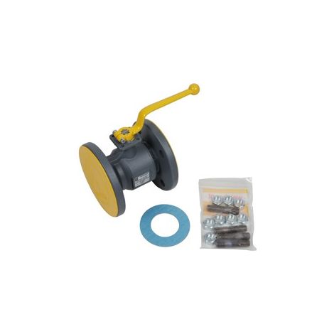 Kugelhahn Set DN80 PN16 für Klär- und Biogas geeignet - 15133026632 von Weishaupt