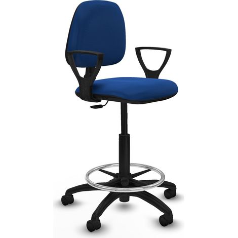 Chaise de bureau Piqueras y Crespo BFN01RN bleu 50 cm
