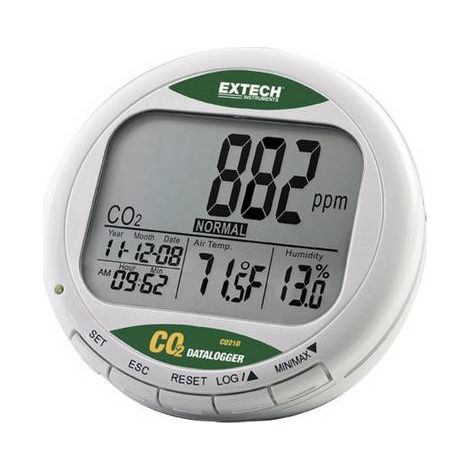Appareil de mesure du dioxyde de carbone Extech CO210 0 - 9999 ppm Q72412 (1/2)