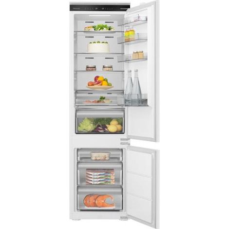 Hisense RB3B280NEWE1. Capacità netta totale: 284 L. Cerniera porta: Destra, Tipo di display: LED. Classe climatica: ST-T, Emissione acustica: 35 dB. Capacità netta frigorifero: 208 L, No Frost (fri... (1/3)