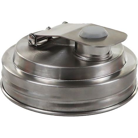 Mason-Jar-Deckel Ersatzdeckel aus Edelstahl Geeignet für Einmachgläser Gewürzgläser Müsligläser Marmeladengläser und Getränkeflaschen Silber (1/5)