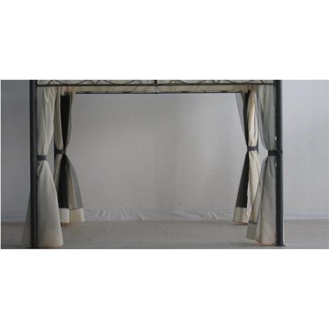 Amicasa Set Tende Per Gazebo Oregon 3x4 M
