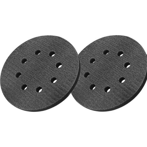 Tampon Interface Mousse - 2 Pièces - 125mm 8 Trous - Pour Ponceuse Orbitale - Disque Abrasif (1/5)