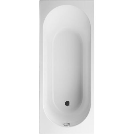 V&B Rechteck-Badewanne O.NOVO 160x70cm, weiß