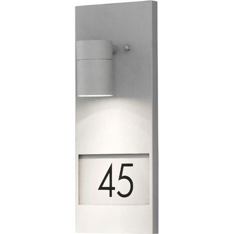 Konstsmide Modena Applique Murale Numéro de Maison Moderne Extérieure Grise, IP44 (1/3)