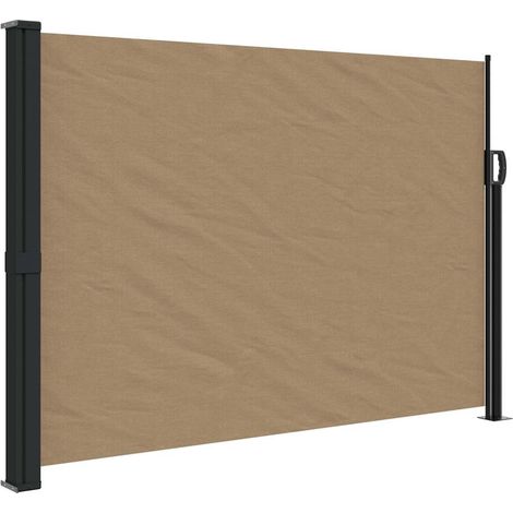 Store Banne - Auvent latéral rétractable taupe 140x500 cm fr10650 - Maison La Vie (1/5)