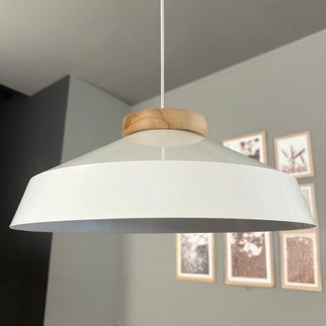 bamyum Lema Suspension Luminaire Rétro en Metal de 37,5 cm, Lustre de Salon Vintage, Éclairage de Plafond pour Chambre, Cuisine, Lampe Suspendue (1/5)