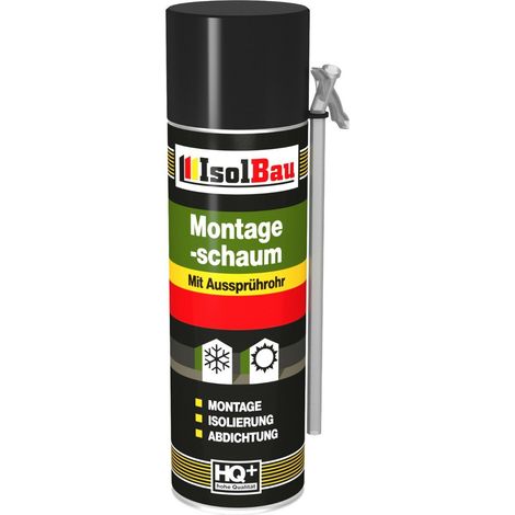 Mousse de montage pour tuyau IsolBau B2 Montageschaum 500ml (1/4)