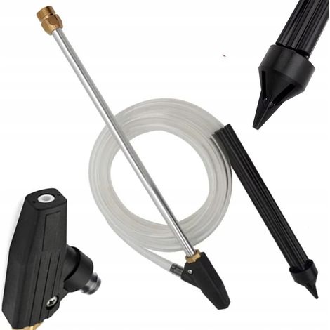 Set di Idrosabbiatura con Ugello Ceramico e Tubo 3m – Compatibile con Idropulitrici Kranzle M22 Pressione Max 180bar Pulizia Professionale
