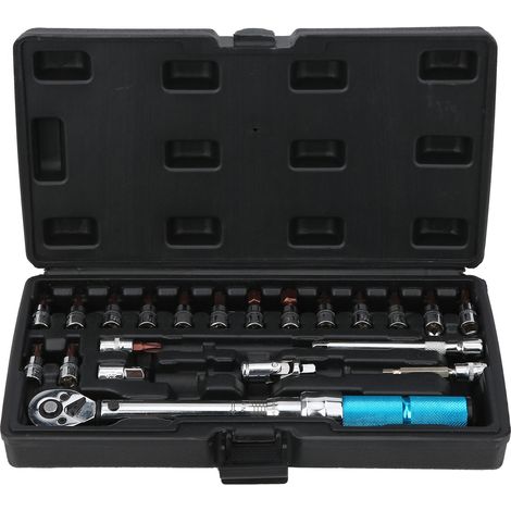 clé dynamométriqueKit de Clés à Torsion ZTY-21 avec 24 Accessoires et Lecteur Laser Précis (1/5)