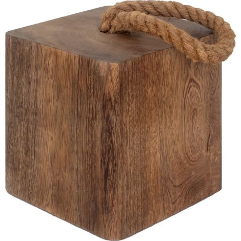 Signes Grimalt Soutenir les meubles auxiliaires  Figure brune - 17x16x16cm
