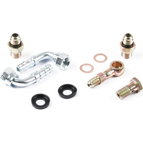 Kit de tuyauterie de refroidissement et de vidange d'huile pour turbocompresseur T25 T28 T25 / T28 G28 GT25 GT28 (1/4)