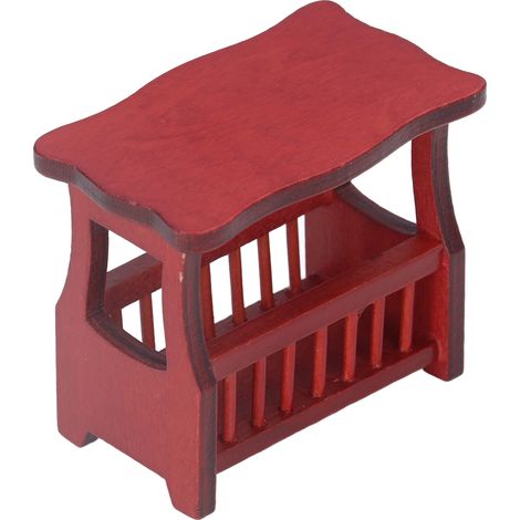 Table basse miniature en bois à monter soi-même pour maison de poupée (échelle 1:12), accessoire de jeu d'imitation. (1/5)