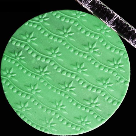 Rouleau à pâtisserie en acrylique de haute qualité, rouleau à pâtisserie pour fondant et pâte à modeler, pour la création de gâteaux DIY 07 (1/5)