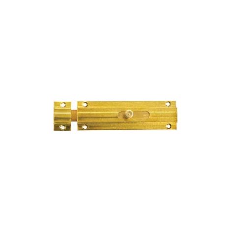 CATENACCIO TRASVERSALE CON INCONTRO IN OTTONE LUCIDO- - mm.80x31 - 5 pezzi