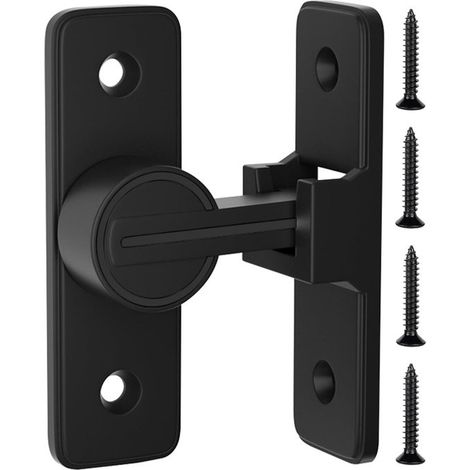 Cerrojo de acero inoxidable para puertas，pantalla de privacidad，cerradura para puertas correderas，90 grados，para puertas interiores y exteriores
