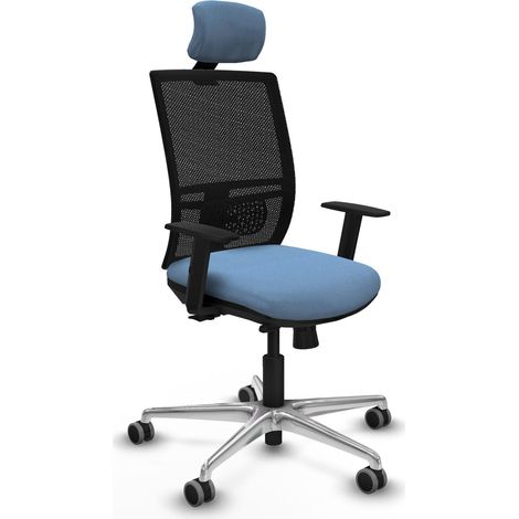 Silla de oficina piqueras y crespo Yunquera negro soporte lumbar (1/2)