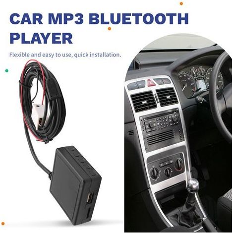 Adaptateur Bluetooth AUX A012173001 + microphone pour Peugeot 307 et 408 (1/4)