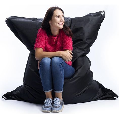 Pouf Extérieur, Outdoor, Jardin, Terrasse, Noir BiG52 IRON RAW (1/5)