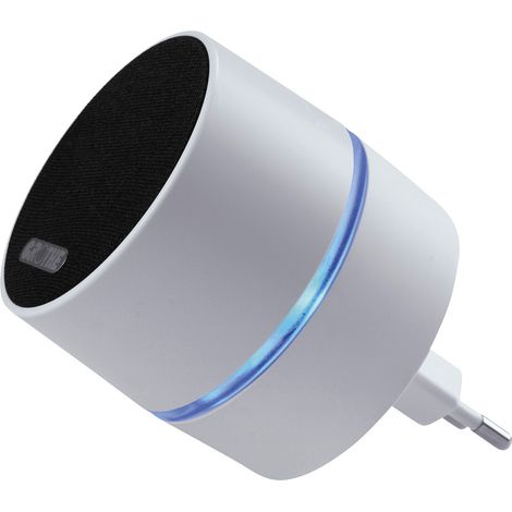 Grothe CALIMA 400E Timbre inalámbrico, enchufe, inalámbrico, blanco, 43640