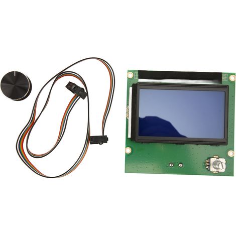 LCD-Bildschirm und Controllerplatine mit Flachbandkabel für Ender 3 3D-Drucker – Ersatzteile zum Selberbauen