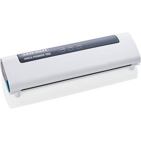 Leifheit 3280 Macchina Sottovuoto Vacu Power 100 nera turchese bianca