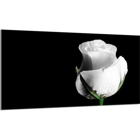 Glasschutzplatte für den Herd 90x52 Rose (1/5)