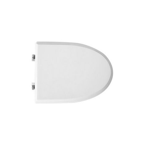 Abattant WC pour Cielo vaso Pop 43-45,5x34,4 cm abattant WC avec charnie'res re'glables en fonte de bois blanc
